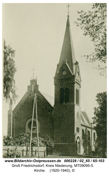 Groß Friedrichsdorf, Kirche