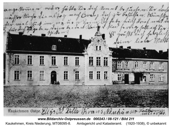 Kuckerneese, Amtsgericht und Katasteramt