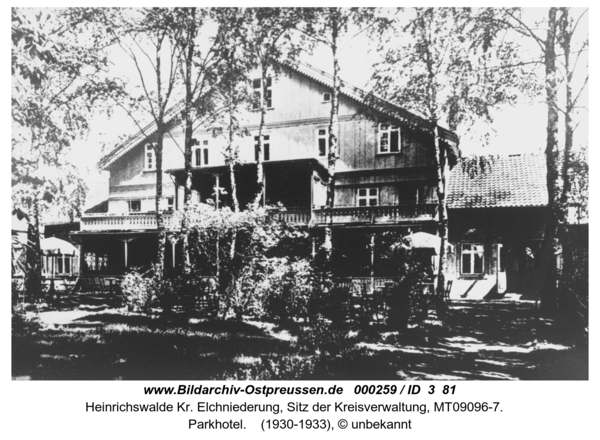 Heinrichswalde, Parkhotel