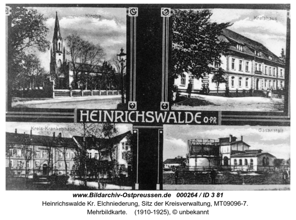 Heinrichswalde, Mehrbildkarte