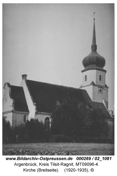 Argenbrück, Kirche (Breitseite)