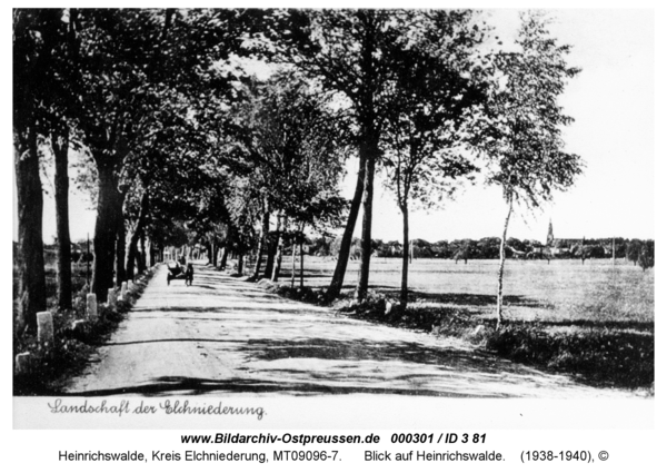 Heinrichswalde, Blick auf Heinrichswalde