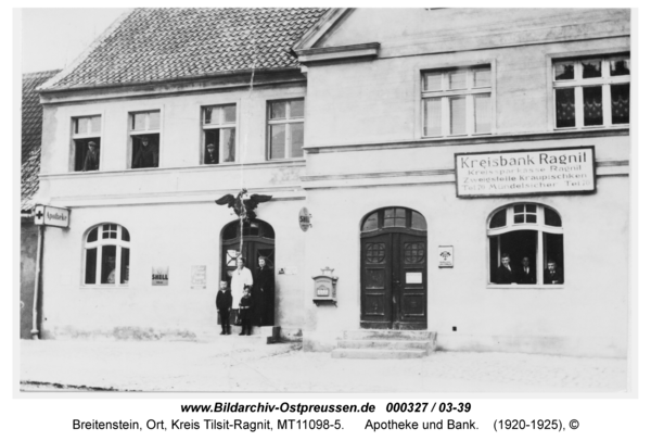 Breitenstein, Apotheke und Bank