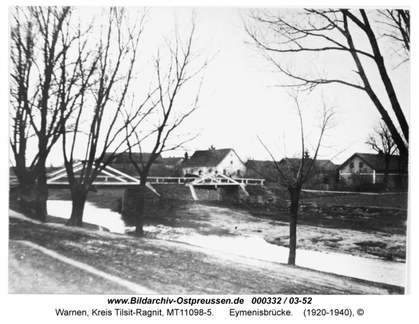 Warnen, Eymenisbrücke