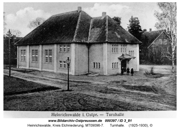 Heinrichswalde, Turnhalle