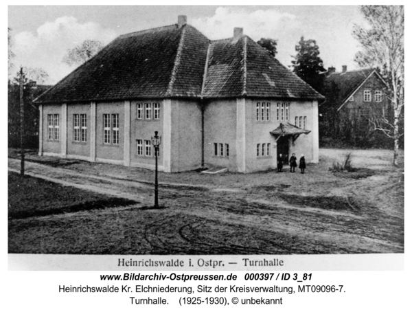 Heinrichswalde, Turnhalle