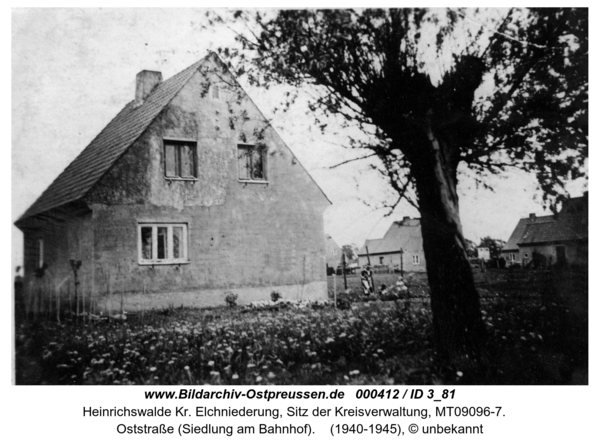 Heinrichswalde, Oststraße (Siedlung am Bahnhof)