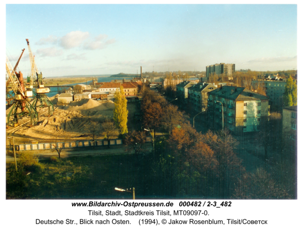 Tilsit, Deutsche Str., Blick nach Osten