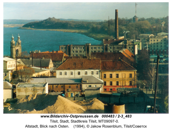 Tilsit, Altstadt, Blick nach Osten