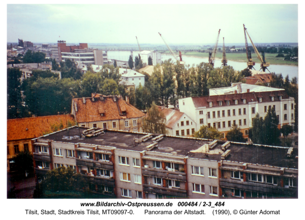 Tilsit, Panorama der Altstadt