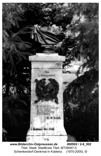 Koblenz, Schenkendorf-Denkmal in Koblenz