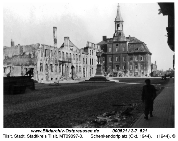 Tilsit, Schenkendorfplatz (Okt. 1944)