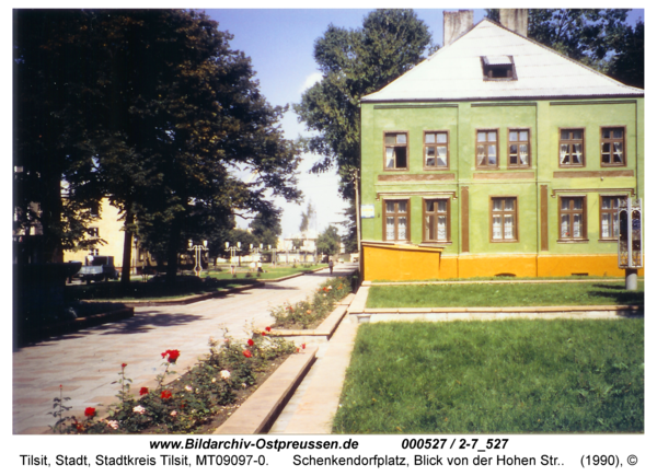 Tilsit, Schenkendorfplatz, Blick von der Hohen Str.