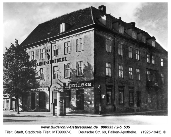 Tilsit, Deutsche Str. 69, Falken-Apotheke