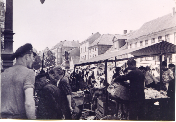 Tilsit, Markt auf dem Schenkendorfplatz