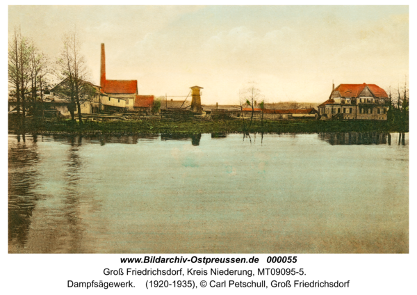 Groß Friedrichsdorf, Dampfsägewerk