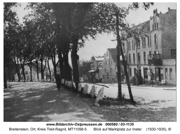 Breitenstein, Blick auf Marktplatz zur Inster