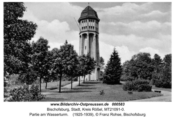 Bischofsburg, Partie am Wasserturm