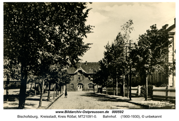 Bischofsburg, Bahnhof