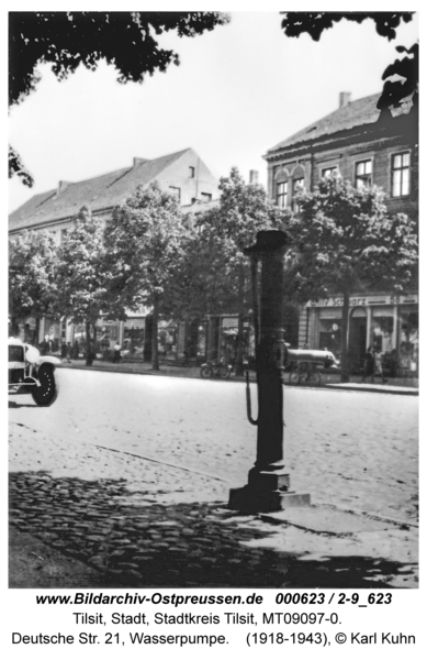 Tilsit, Deutsche Str. 21, Wasserpumpe