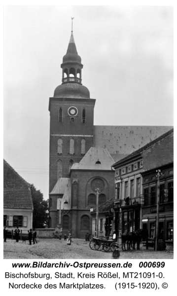 Bischofsburg, Nordecke des Marktplatzes