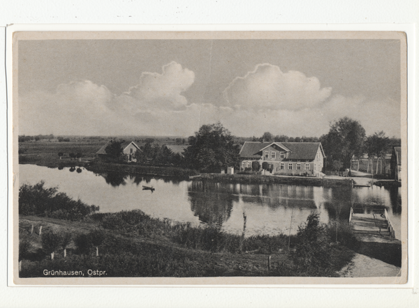 Grünhausen, Schule und Gasthaus Semlies