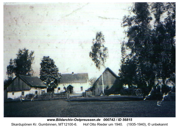 Matzrode, Hof Otto Rieder um 1940