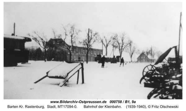 Barten, Bahnhof der Kleinbahn