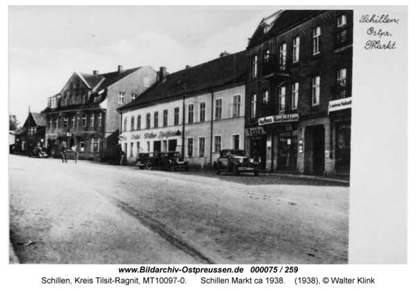 Schillen, Markt ca 1938