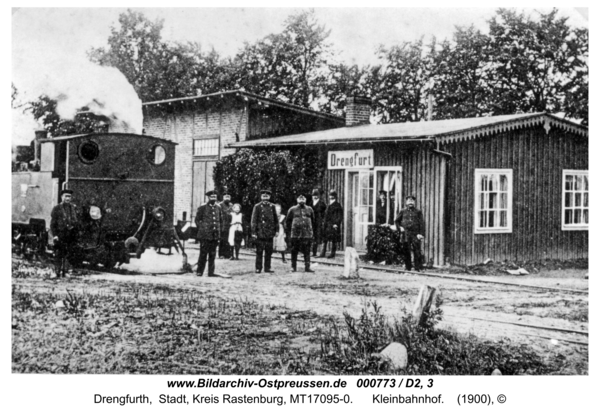 Drengfurt, Kleinbahnhof