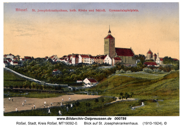 Rößel, Blick auf St. Josephskrankenhaus