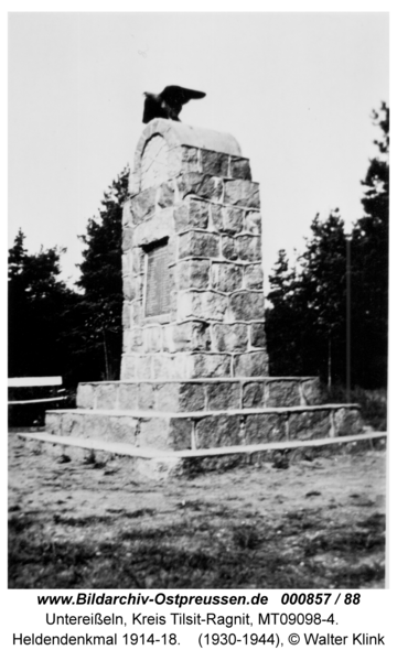 Unter-Eisseln, Heldendenkmal 1914-18