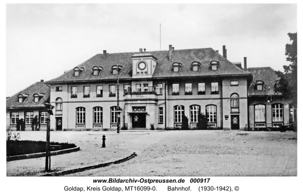 Goldap, Bahnhof