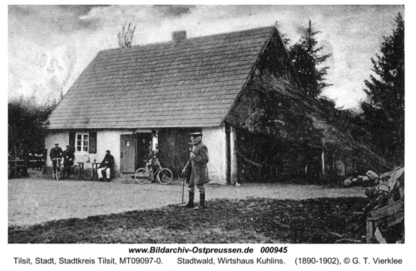Tilsit, Stadtwald, Wirtshaus Kuhlins