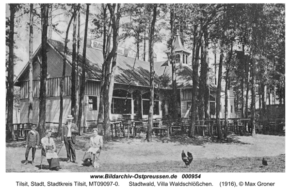 Tilsit, Stadtwald, Villa Waldschlößchen