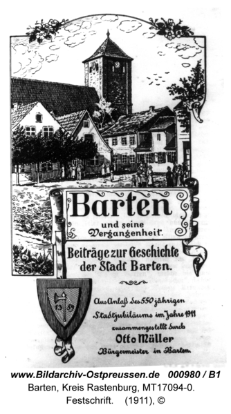 Barten, Festschrift von 1911