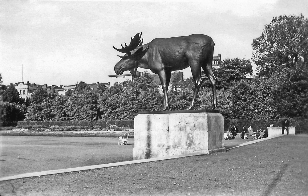 Tilsit, Das Elchdenkmal auf dem Anger