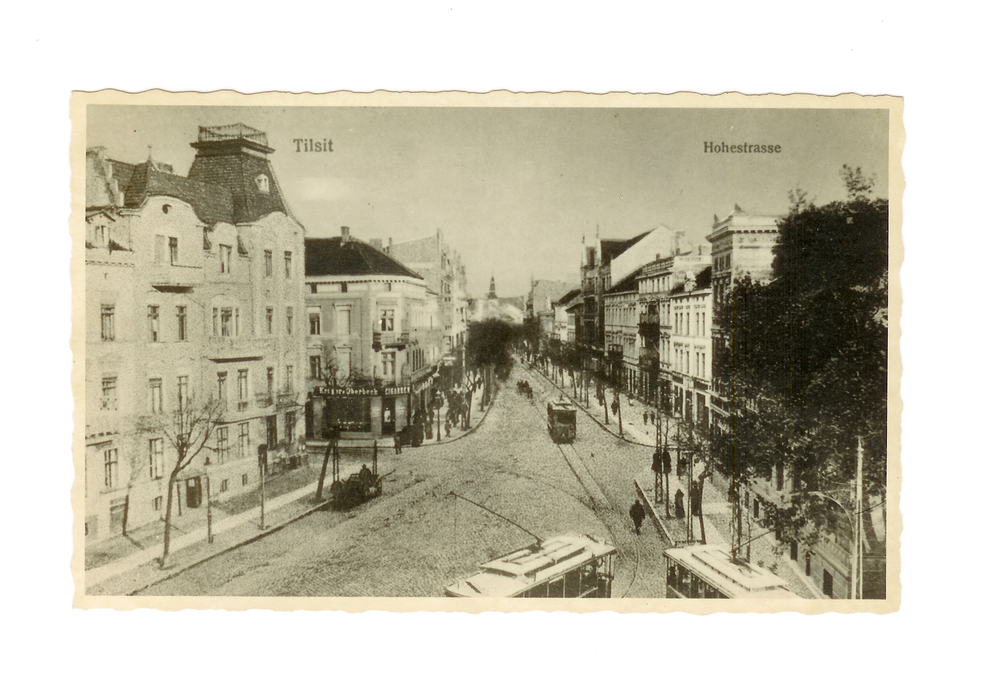 Tilsit, Am Hohen Tor, Blick in die Hohe Str.