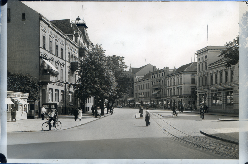 Tilsit, Am Hohen Tor, Blick in die Hohe Str.