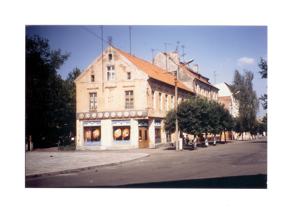 Tilsit, Blick von der Hohen Str. in die Packhofstr.