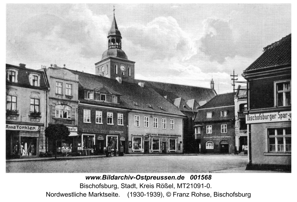 Bischofsburg, Nordwestliche Marktseite