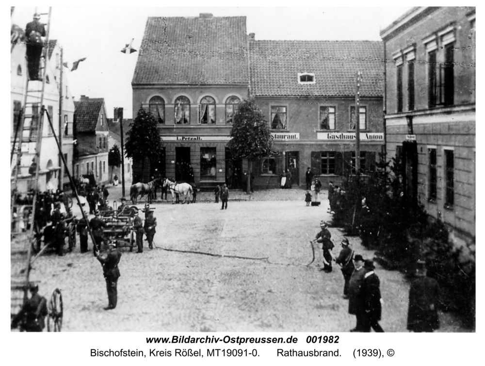 Bischofstein, Rathausbrand