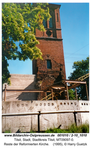 Tilsit, Reste der Reformierten Kirche