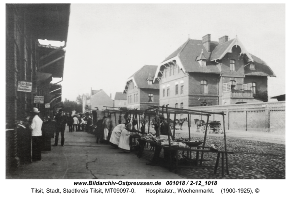 Tilsit, Hospitalstr., Wochenmarkt