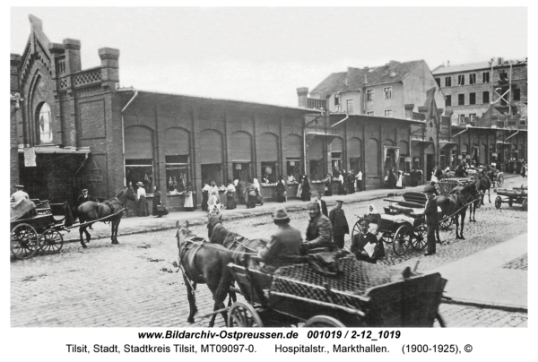 Tilsit, Hospitalstr., Markthallen