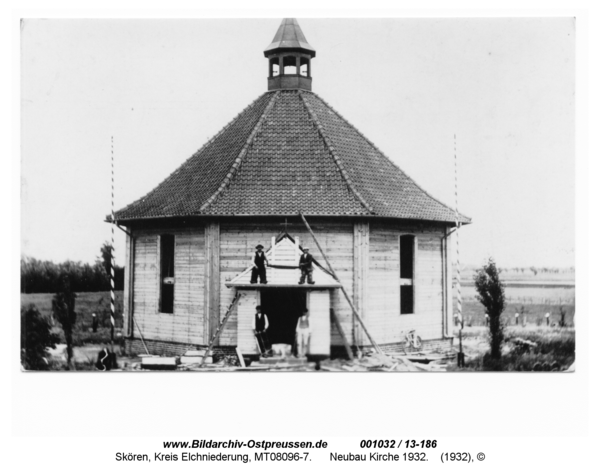 Skören, Neubau Kirche 1932