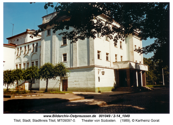 Tilsit, Theater von Südosten