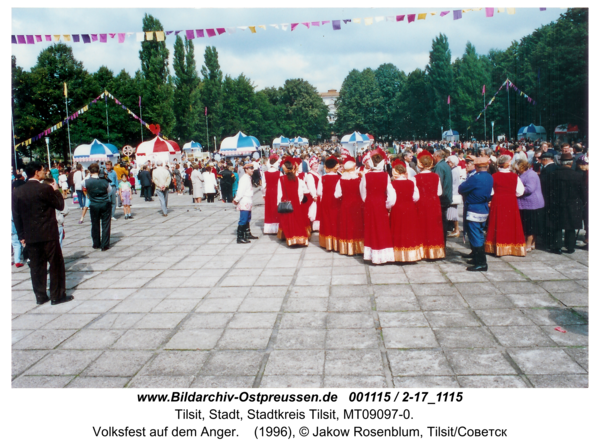 Tilsit, Volksfest auf dem Anger