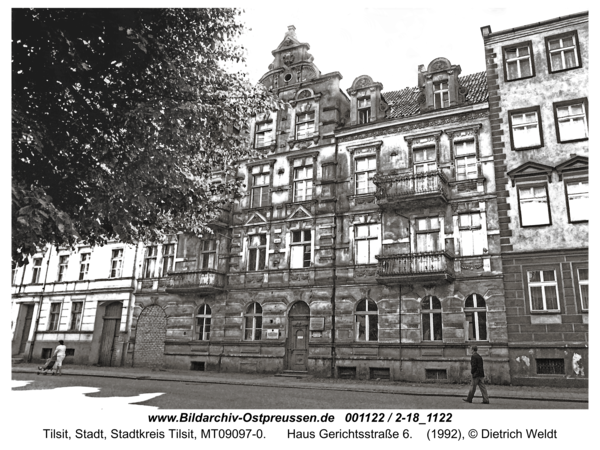 Tilsit, Haus Gerichtsstraße 6