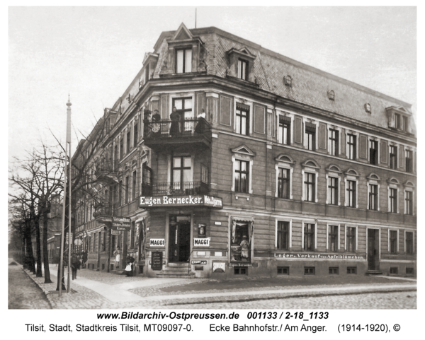 Tilsit, Ecke Bahnhofstr./ Am Anger